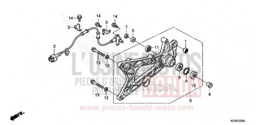 BRAS OSCILLANT SH125ADE de 2014